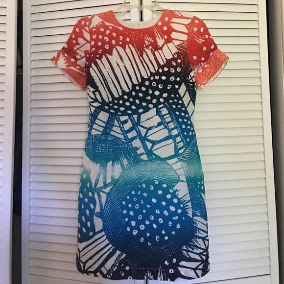 DVF Silk Printed Dress - Picture 1 of 4